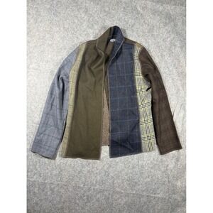 Cameleon Patchwork Wool Blend Jacket Size S